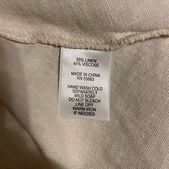 For Cynthia Cream Sleeveless Button-Down Dress - Picture 5 of 6